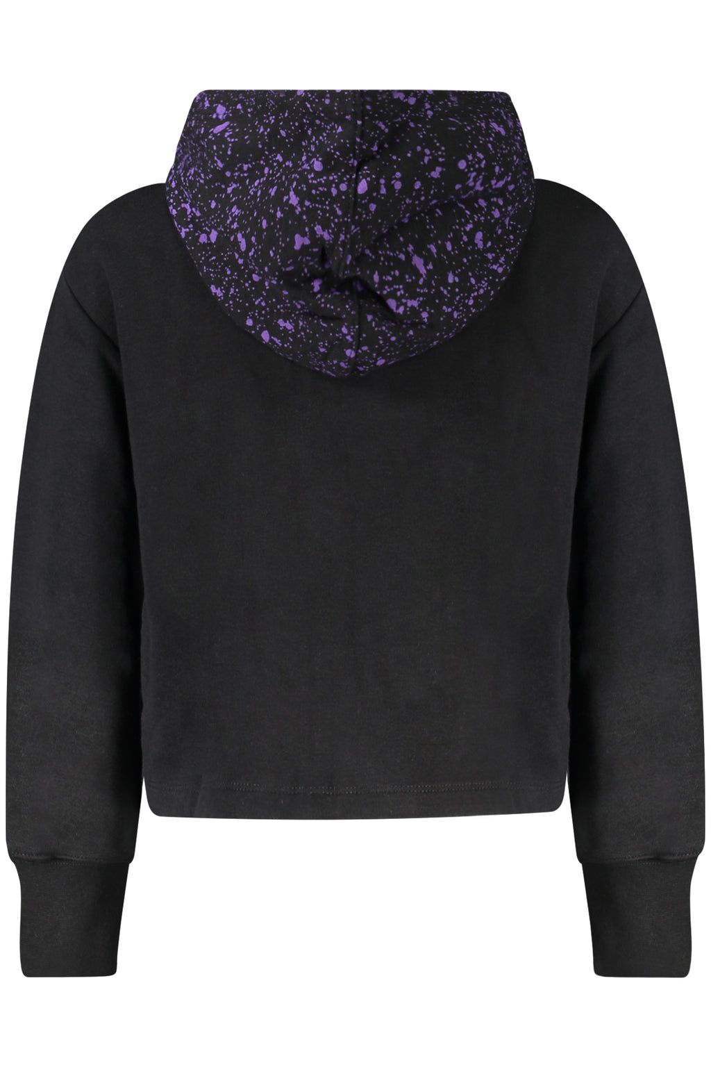 NIKE GIRLS' BLACK ZIP-UP SWEATSHIRT