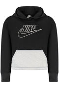NIKE KIDS' BLACK ZIP-UP SWEATSHIRT