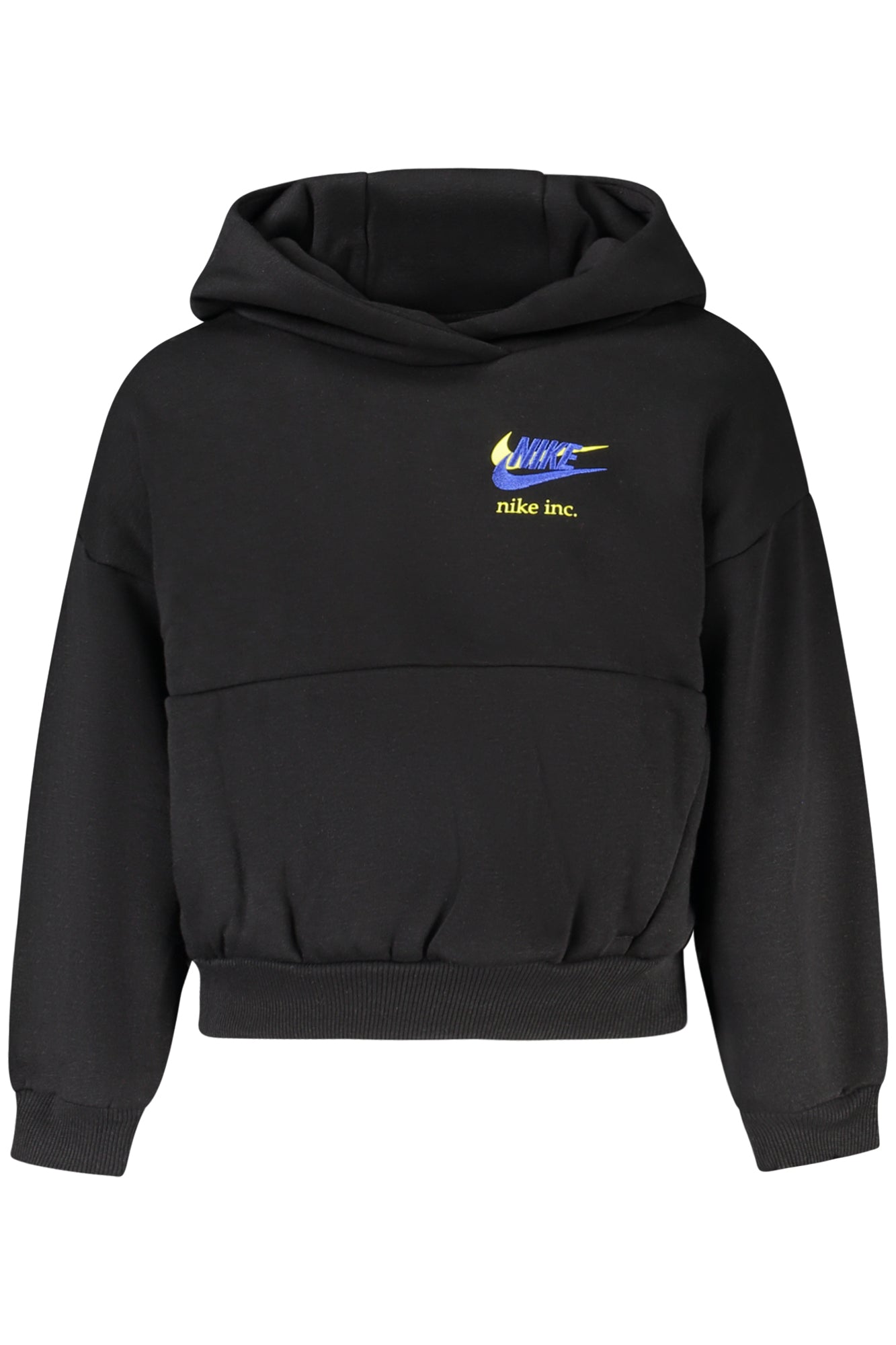 NIKE KIDS' BLACK ZIP-UP SWEATSHIRT