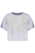 NIKE KIDS' PURPLE SHORT-SLEEVE T-SHIRT