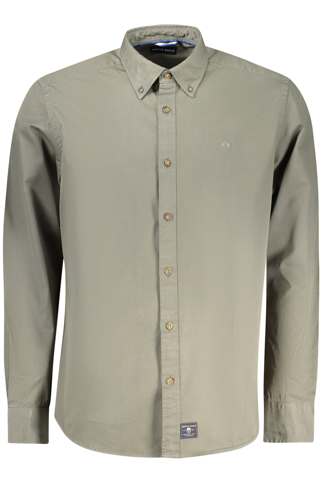NORTH SAILS MEN'S LONG-SLEEVED SHIRT, GREEN