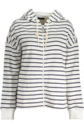 NORTH SAILS WOMEN'S WHITE ZIPPED SWEATSHIRT