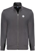 NORTH SAILS MEN'S BLACK ZIP-UP SWEATSHIRT