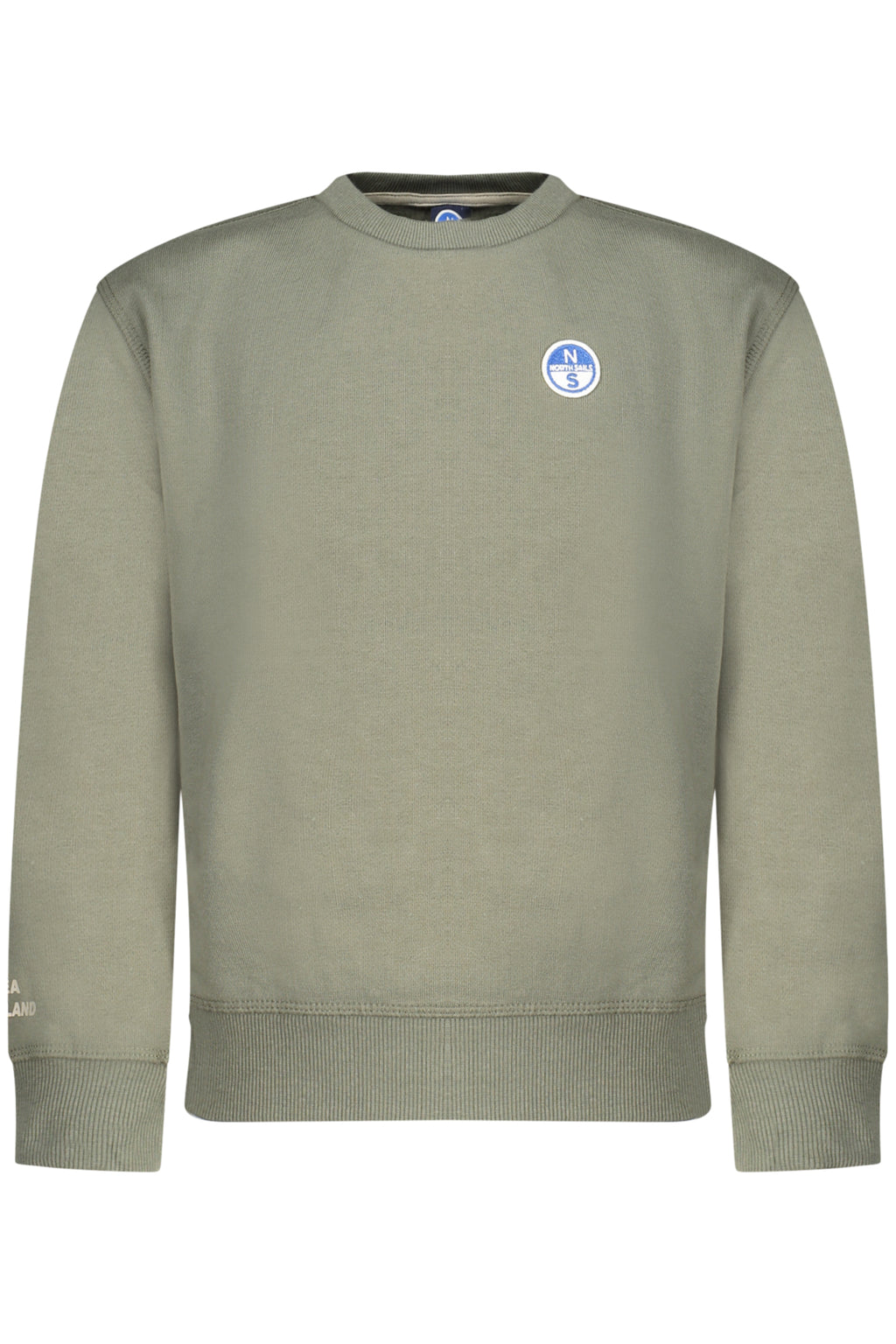 NORTH SAILS CHILDREN'S ZIP-UP SWEATSHIRT, GREEN