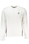 NORTH SAILS MEN'S WHITE ZIPLESS SWEATSHIRT