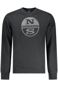 NORTH SAILS MEN'S BLACK ZIP-UP SWEATSHIRT