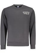 NORTH SAILS MEN'S BLACK ZIP-UP SWEATSHIRT