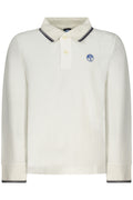 NORTH SAILS LONG-SLEEVED POLO SHIRT FOR KIDS, WHITE