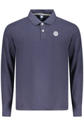 NORTH SAILS MEN'S LONG-SLEEVED POLO SHIRT, BLUE