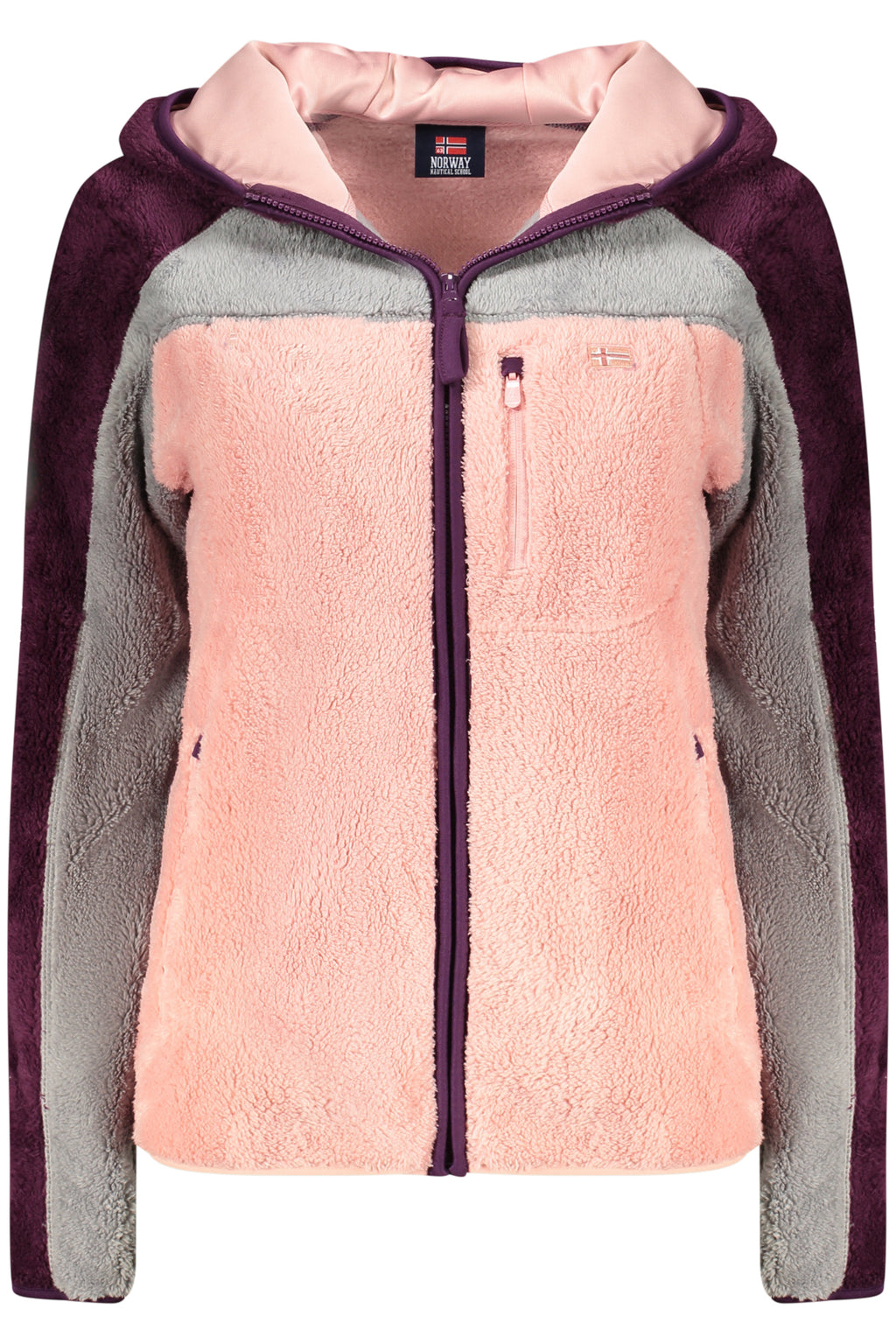 NORWAY 1963 WOMEN'S PINK ZIP-UP SWEATSHIRT