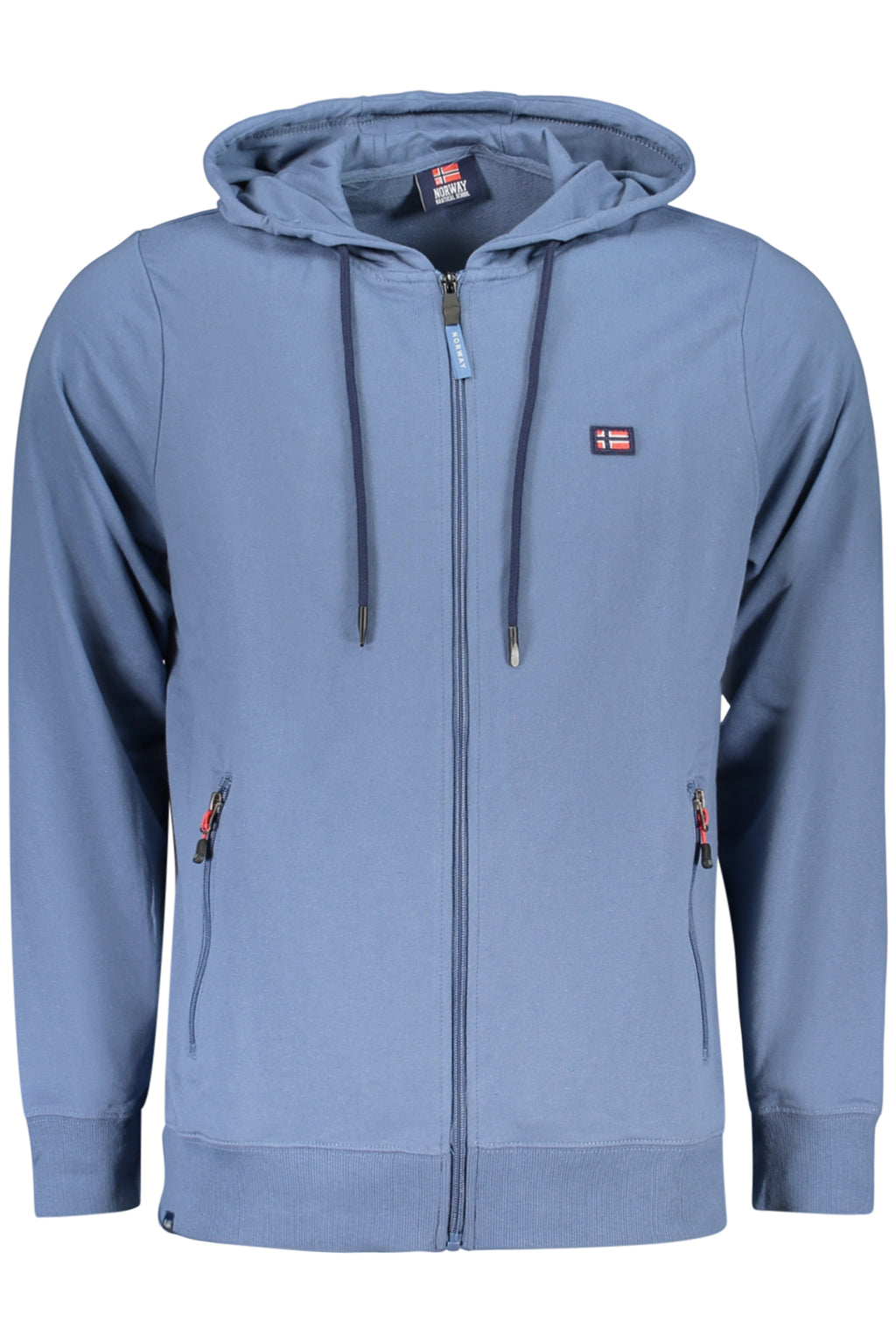 NORWAY 1963 MEN'S BLUE ZIP-UP SWEATSHIRT