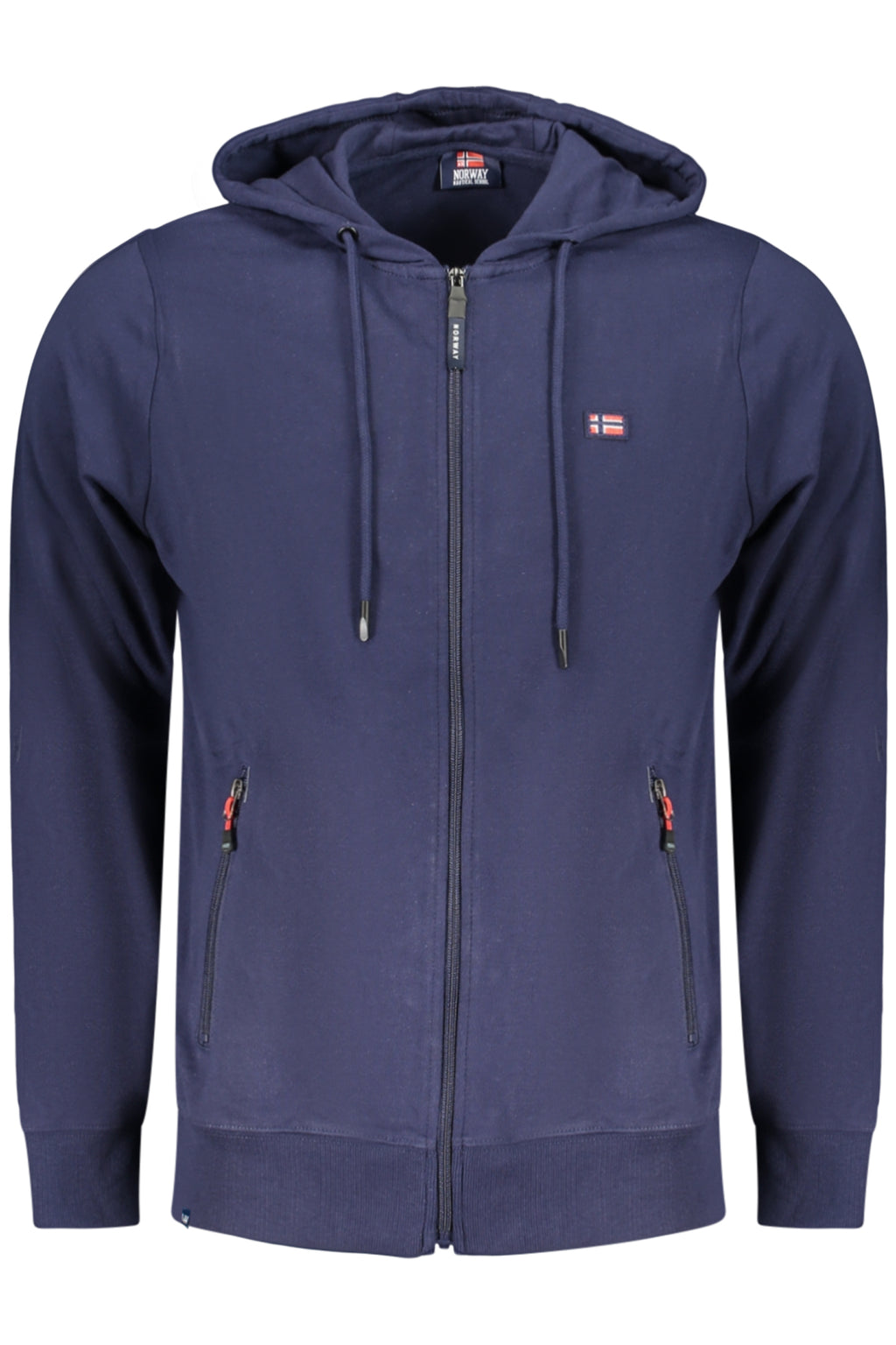 NORWAY 1963 MEN'S BLUE ZIP-UP SWEATSHIRT