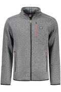 NORWAY 1963 MEN'S GRAY ZIP-UP SWEATSHIRT
