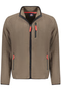 NORWAY 1963 MEN'S BROWN ZIP-UP SWEATSHIRT
