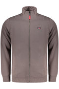 NORWAY 1963 MEN'S BROWN ZIP-UP SWEATSHIRT