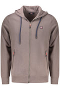 NORWAY 1963 MEN'S BROWN ZIP-UP SWEATSHIRT