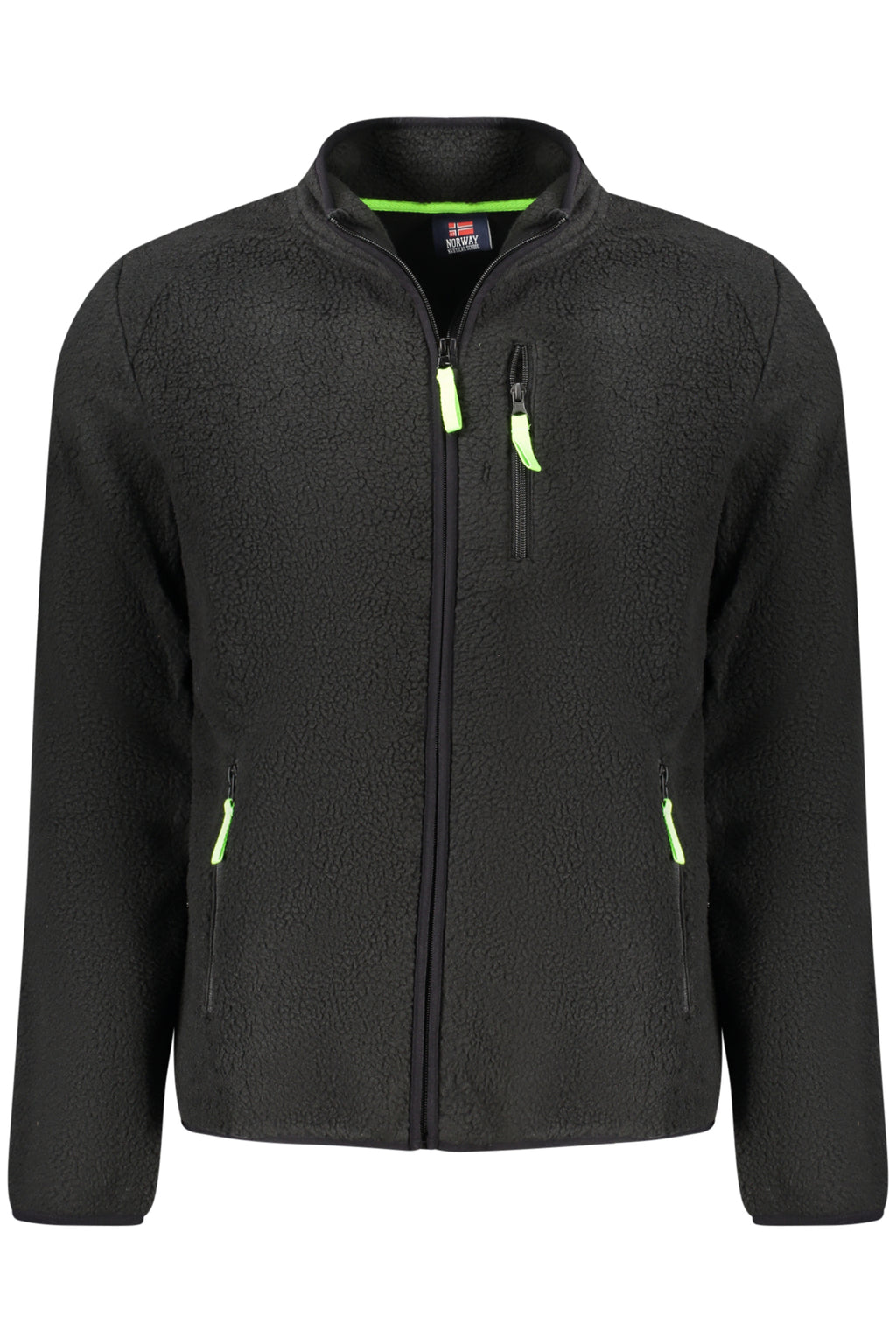 NORWAY 1963 MEN'S BLACK ZIP-UP SWEATSHIRT