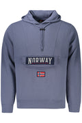 NORWAY 1963 MEN'S BLUE ZIP-UP SWEATSHIRT