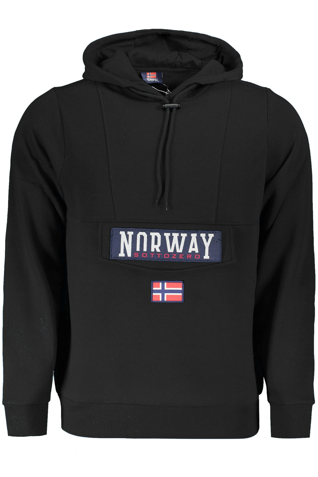 NORWAY 1963 BLACK MEN'S ZIP-UP SWEATSHIRT