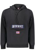 NORWAY 1963 MEN'S BLACK ZIP-UP SWEATSHIRT