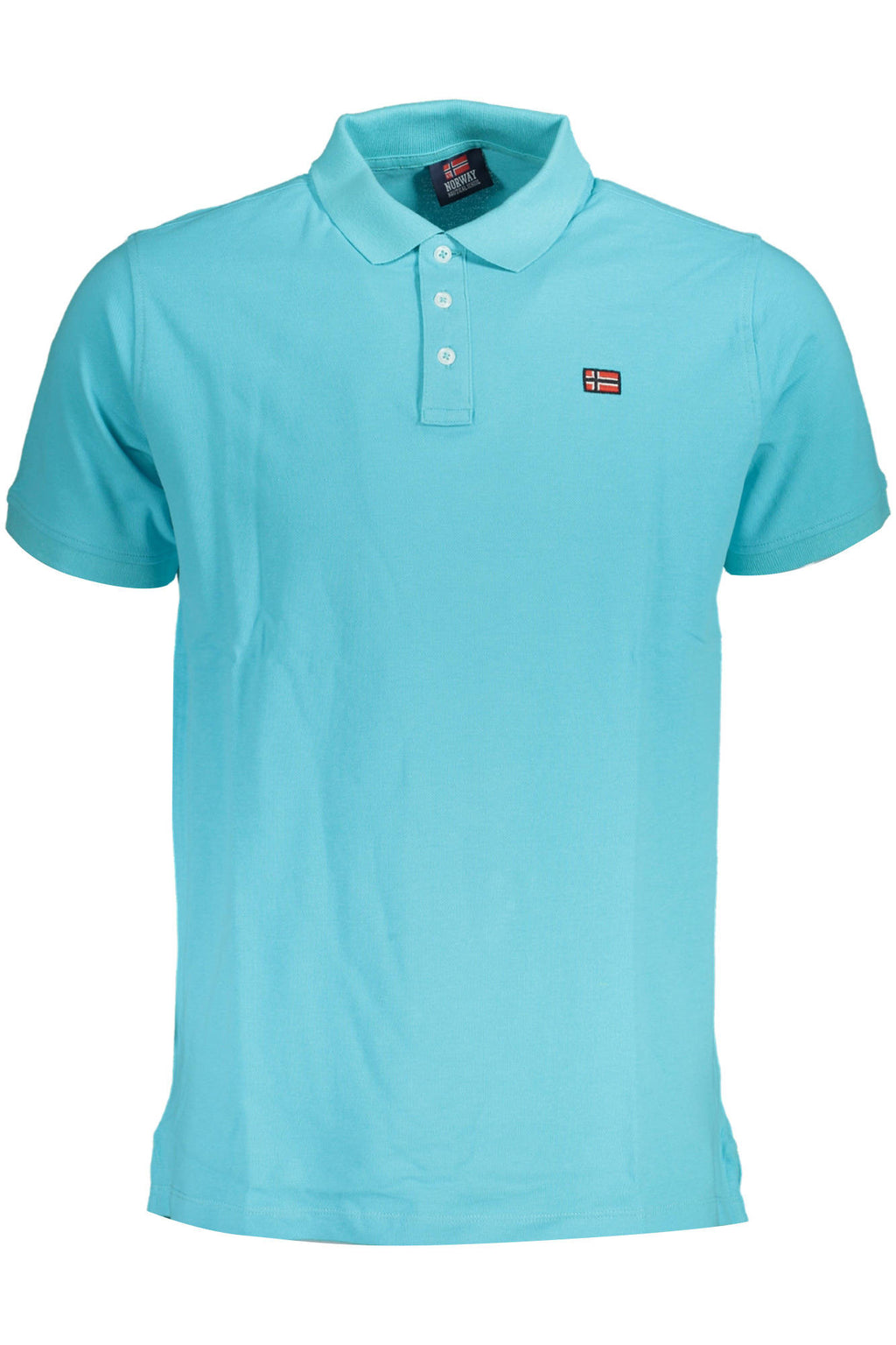 NORWAY 1963 MEN'S SHORT SLEEVE POLO SHIRT BLUE