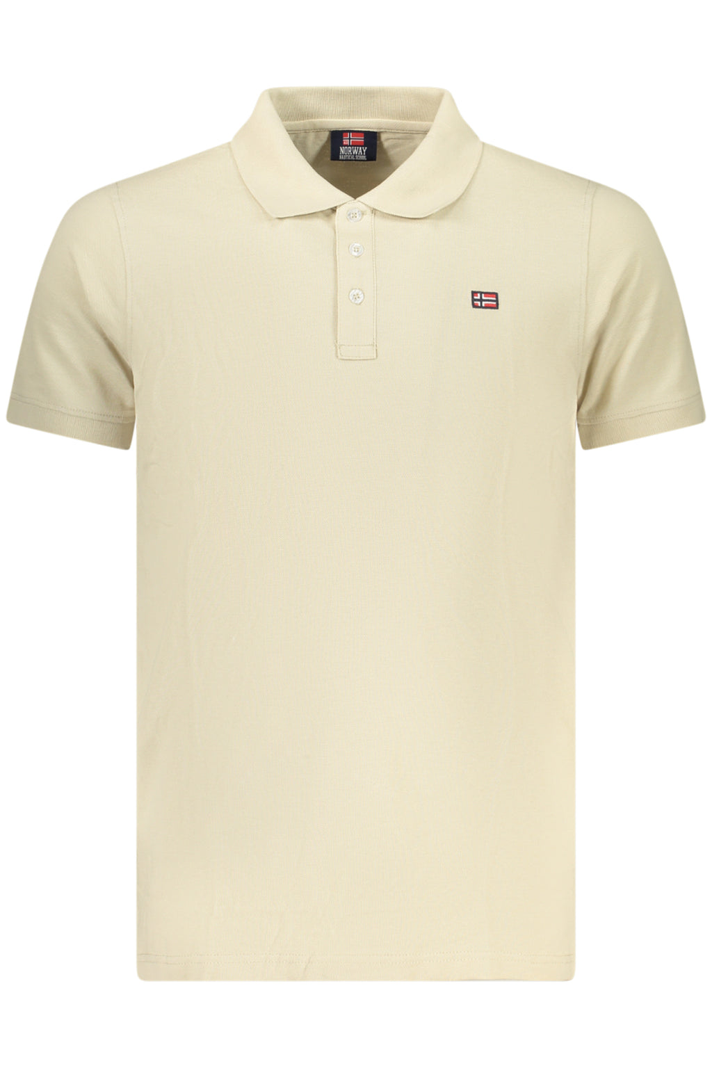 NORWAY 1963 MEN'S SHORT-SLEEVE POLO SHIRT, BEIGE