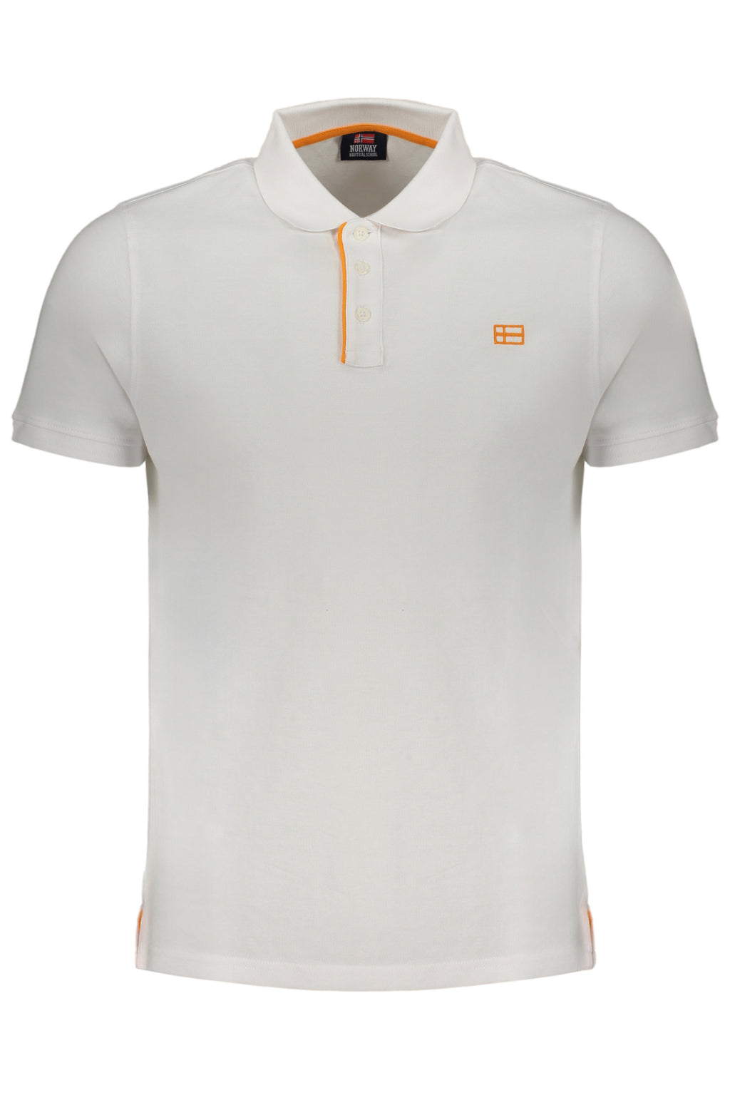 NORWAY 1963 MEN'S WHITE SHORT SLEEVE POLO SHIRT