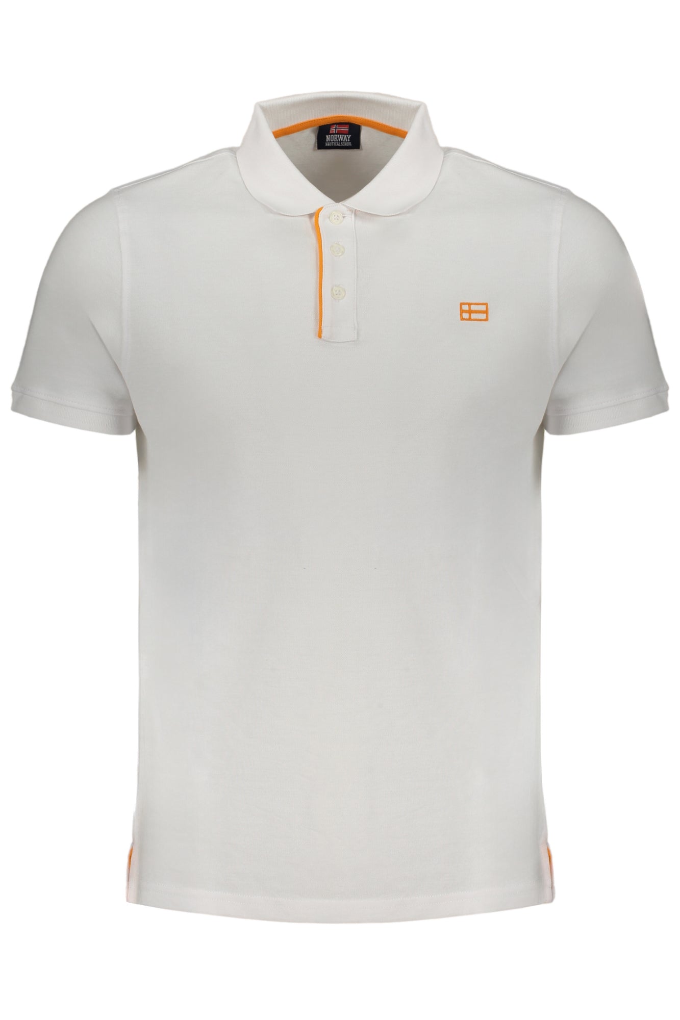 NORWAY 1963 MEN'S WHITE SHORT SLEEVE POLO SHIRT