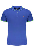 NORWAY 1963 MEN'S BLUE SHORT SLEEVE POLO SHIRT