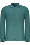NORWAY 1963 MEN'S LONG-SLEEVED POLO SHIRT, GREEN