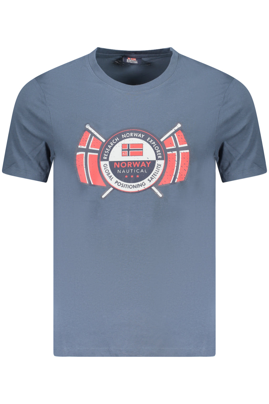 NORWAY 1963 MEN'S SHORT SLEEVE T-SHIRT BLUE