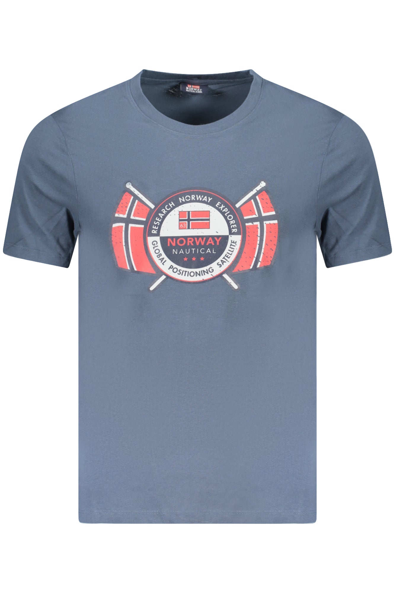 NORWAY 1963 MEN'S SHORT SLEEVE T-SHIRT BLUE