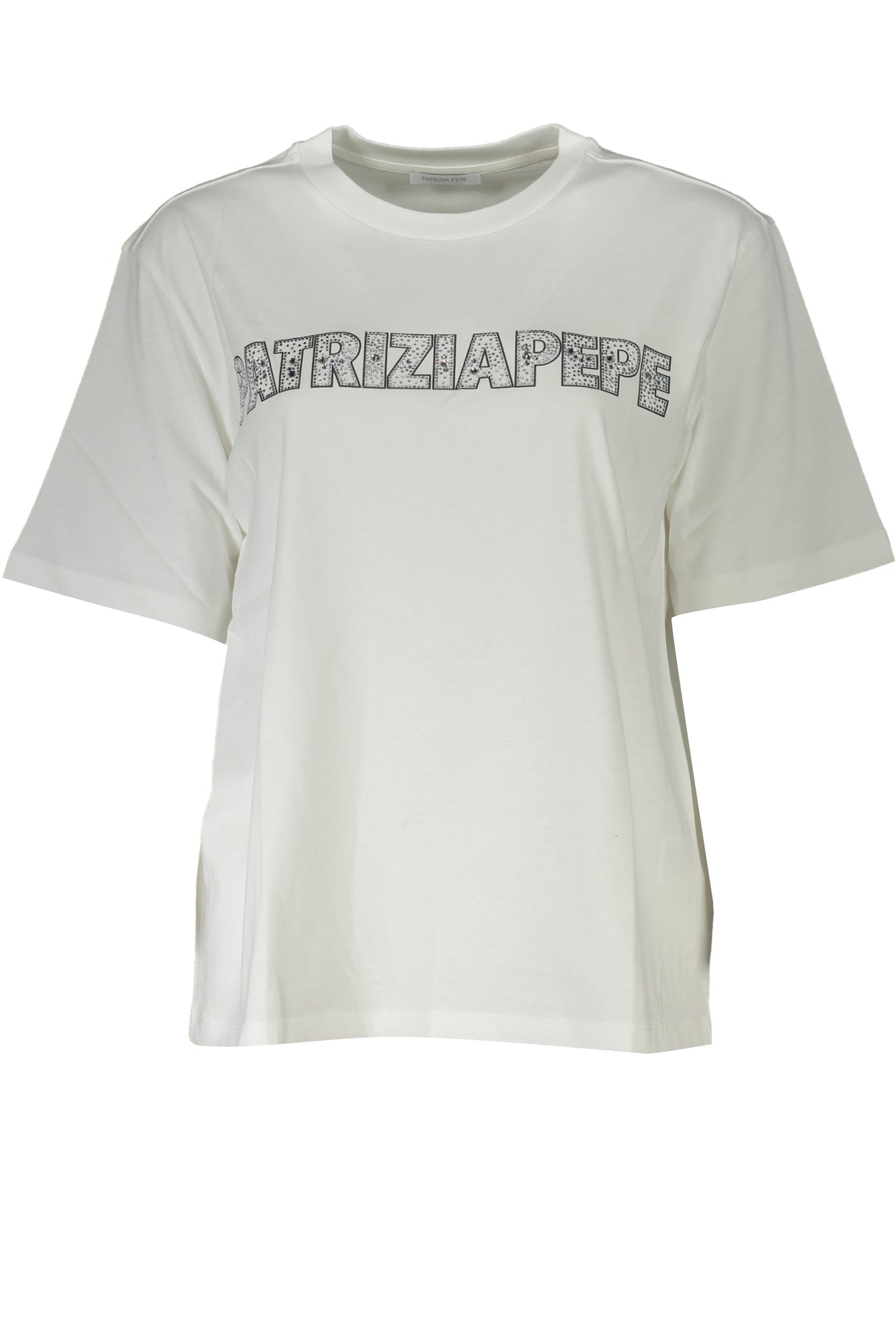 PATRIZIA PEPE WOMEN'S SHORT SLEEVE T-SHIRT WHITE