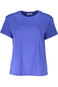 PATRIZIA PEPE WOMEN'S SHORT SLEEVE T-SHIRT BLUE