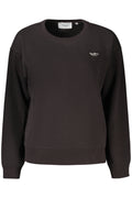 PEPE JEANS WOMEN'S BLACK ZIP-UP SWEATSHIRT