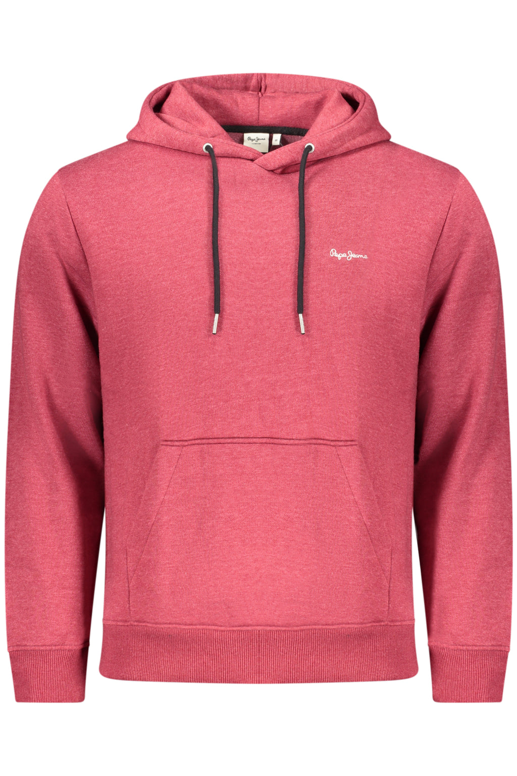 PEPE JEANS MEN'S RED ZIP-UP SWEATSHIRT