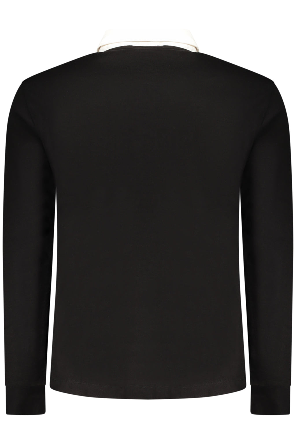 PEPE JEANS MEN'S LONG-SLEEVED POLO SHIRT, BLACK