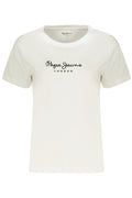 PEPE JEANS WOMEN'S SHORT-SLEEVE T-SHIRT WHITE