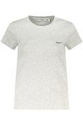 PEPE JEANS WOMEN'S SHORT-SLEEVE T-SHIRT, GREY