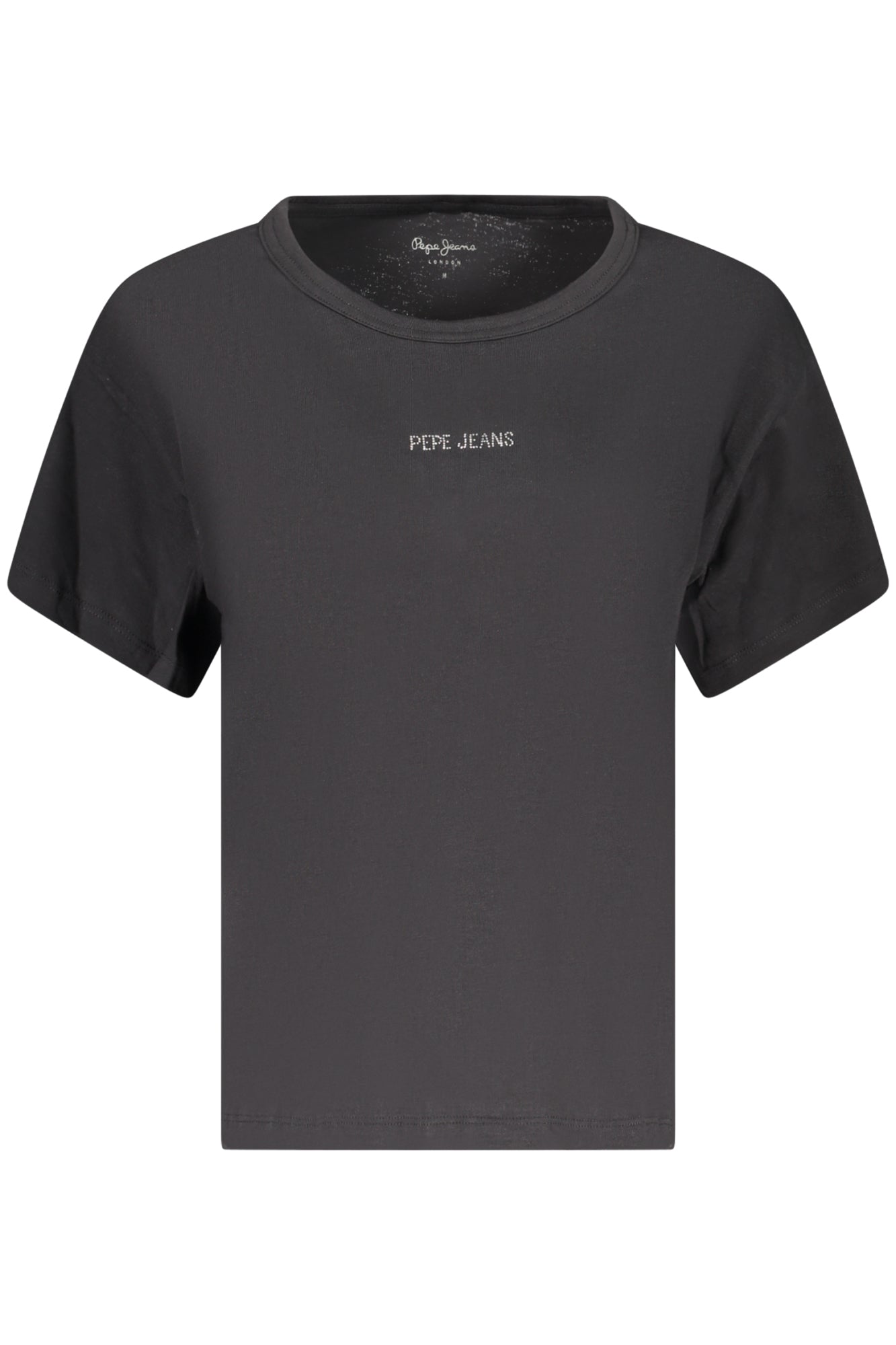 PEPE JEANS WOMEN'S SHORT-SLEEVE T-SHIRT BLACK