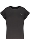 PEPE JEANS WOMEN'S SHORT-SLEEVE T-SHIRT BLACK