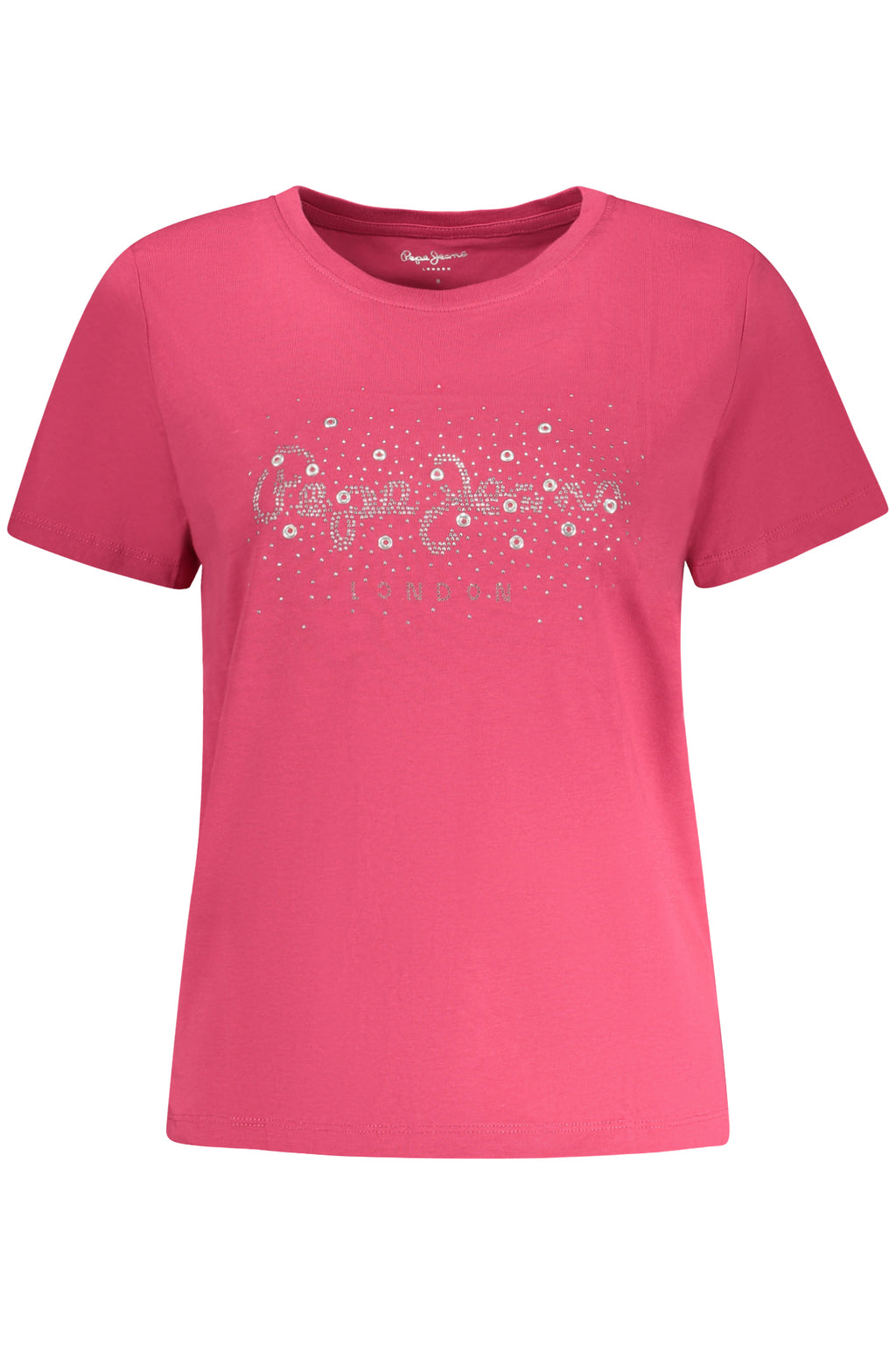 PEPE JEANS WOMEN'S PINK SHORT-SLEEVE T-SHIRT