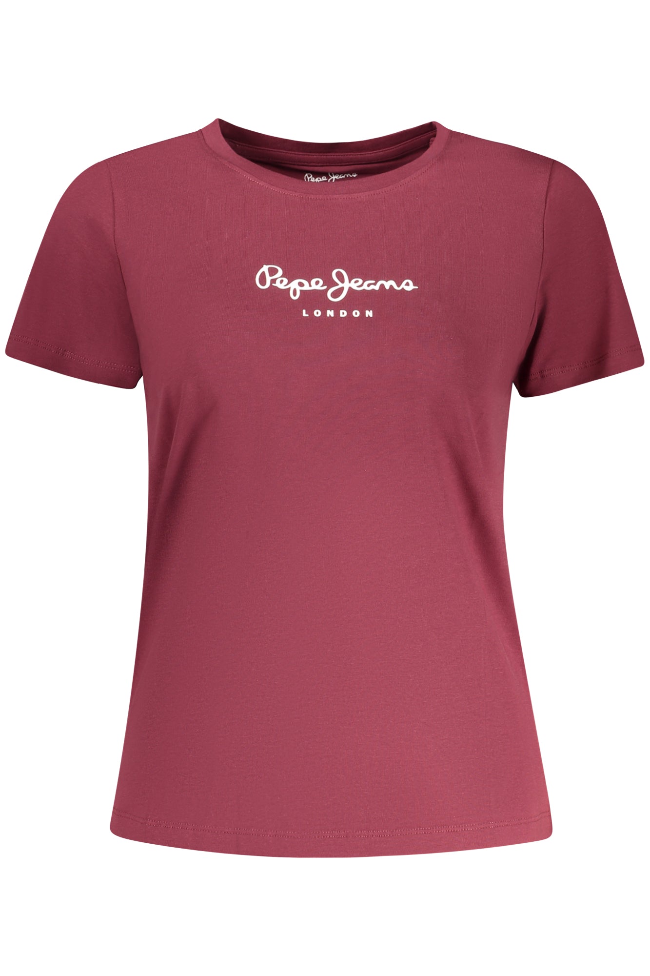 PEPE JEANS WOMEN'S SHORT-SLEEVED T-SHIRT, RED