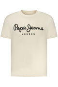 PEPE JEANS MEN'S SHORT-SLEEVE T-SHIRT, BEIGE