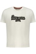 PEPE JEANS MEN'S SHORT-SLEEVED T-SHIRT WHITE