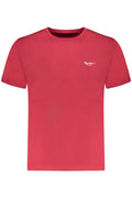 PEPE JEANS MEN'S SHORT-SLEEVED T-SHIRT, RED