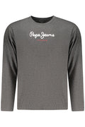 PEPE JEANS MEN'S LONG-SLEEVED T-SHIRT, GREY