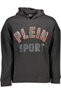 PLEIN SPORT SWEATSHIRT WITHOUT ZIP MAN BLACK