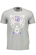 PLEIN SPORT SHORT SLEEVE T-SHIRT MEN GREY