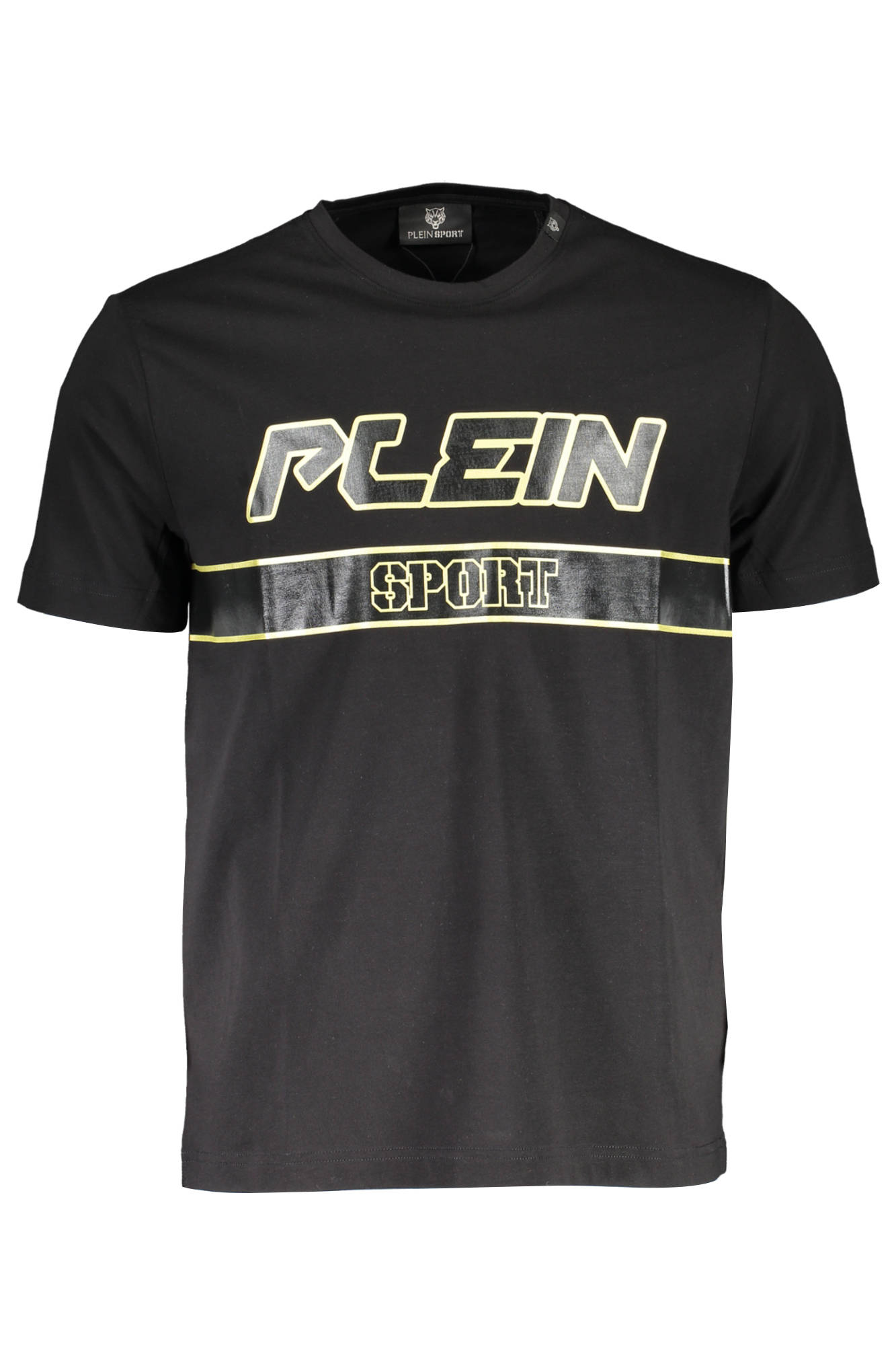 PLEIN SPORT MEN'S SHORT SLEEVE T-SHIRT BLACK
